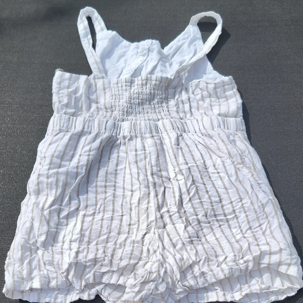 Haute Hippie White and Tan Romper - Picture 4 of 4